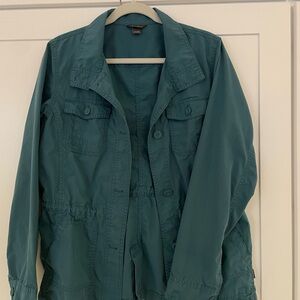Eddie Bauer Women's Teal Utility Jacket